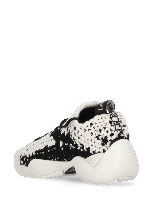 Sneakers FWSKIK04KNITH230210 White Black - LANVIN - BALAAN 3