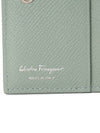 Gancini Compact Half Wallet Light Green - SALVATORE FERRAGAMO - BALAAN 7