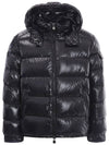 Maya Hooded Padding Black - MONCLER - BALAAN 1