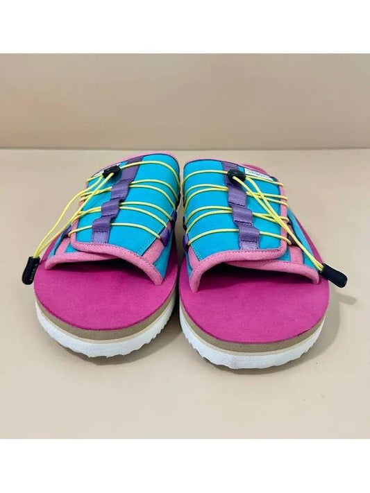 Men's Multicolor Pink OLAS ECS Sandals Slide Slippers OG 154A - SUICOKE - BALAAN 2