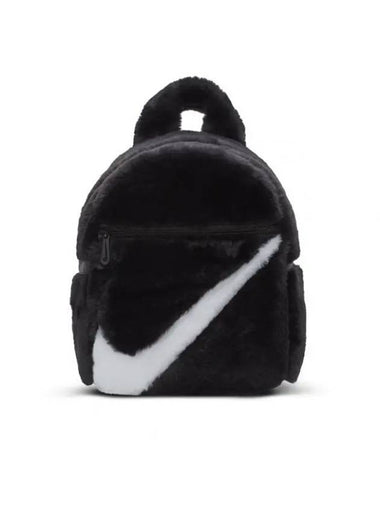 Futura 365 Faux Fur Mini Backpack Black - NIKE - BALAAN 1