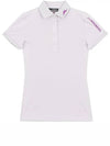 Tour Tech Short Sleeve PK Shirt Lavender Fog - J.LINDEBERG - BALAAN 3