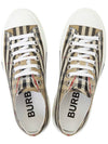 Vintage Check Cotton Sneakers Archive Beige - BURBERRY - BALAAN 3