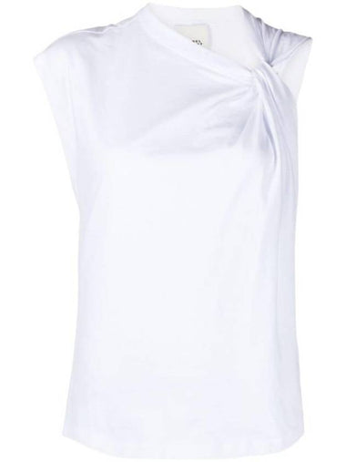 Short Sleeve T-Shirt TS0175FAA1N41I WHITE - ISABEL MARANT - BALAAN 1