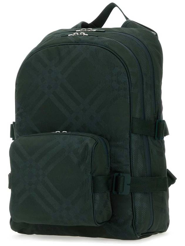 Check Jacquard Zipper Backpack B7325 - BURBERRY - BALAAN 3