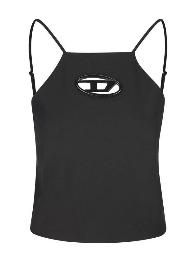 T Wilit Cool Wool Stretch Knit Sleeveless Black - DIESEL - BALAAN 2