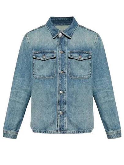 Logo Label Denim Jacket Blue - TOM FORD - BALAAN 2