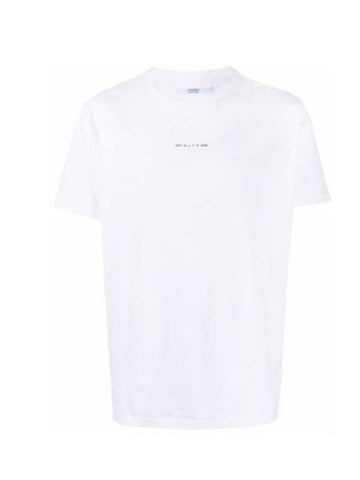 Mini Logo Short Sleeve T-Shirt White - 1017 ALYX 9SM - BALAAN 1