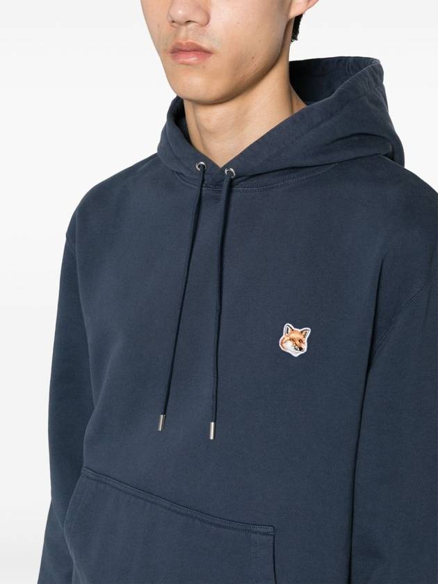 Fox Head Patch Regular Hoodie Navy - MAISON KITSUNE - BALAAN 6