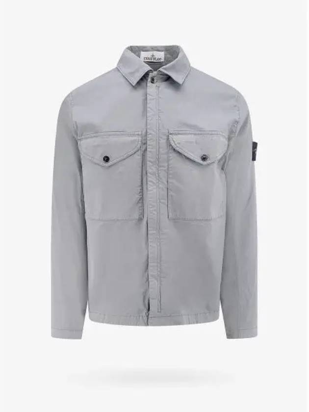 Wapen Zip-Up Jacket Grey - STONE ISLAND - BALAAN 2