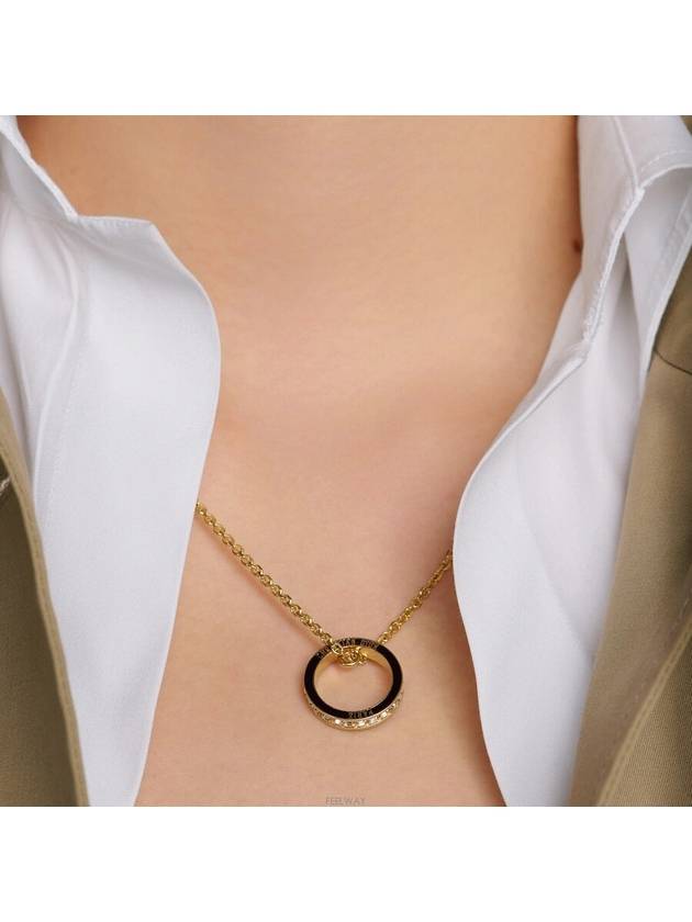 Night Code Crystal Necklace Gold - DIOR - BALAAN 4