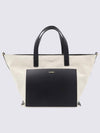 Logo Small Wander Square Tote Bag Cream - JIL SANDER - BALAAN 3