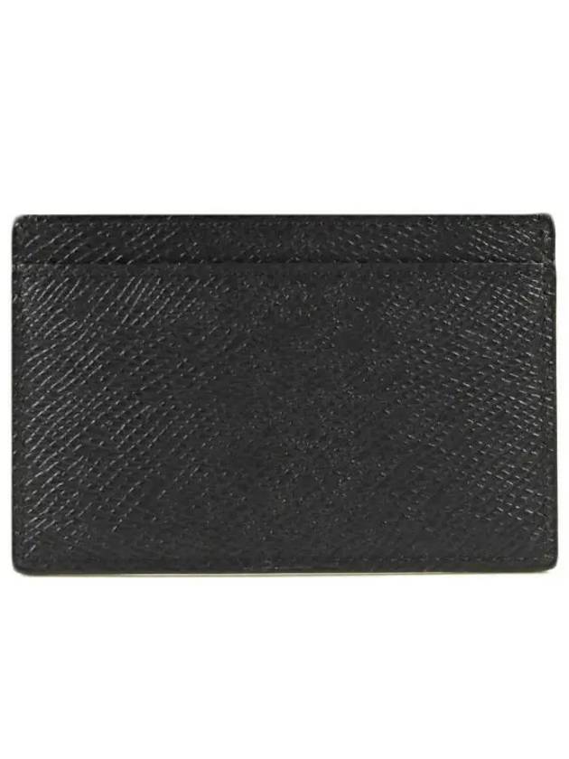 Logo Grain Card Wallet Black - CELINE - BALAAN 3