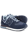 574 Lace Up Low Top Sneakers Blue - NEW BALANCE - BALAAN 2