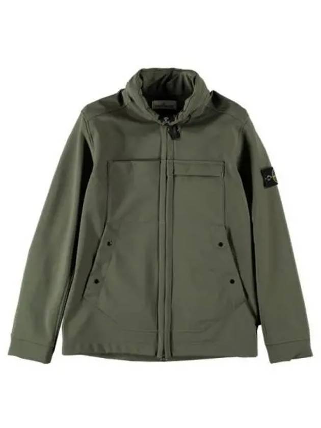 Soft Shell Light Weight Jacket Green - STONE ISLAND - BALAAN 2