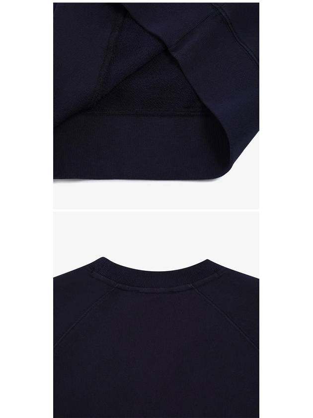 Men's Oly Empire Fox Cotton Sweatshirt Navy - MAISON KITSUNE - BALAAN 4