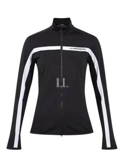 Janice Full Zip-up Jacket Black - J.LINDEBERG - BALAAN 2