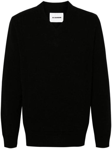 Jil Sander Merino Wool Sweater With Front Padded Plastron - JIL SANDER - BALAAN 1