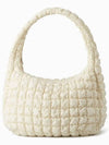 Quilted Oversized Shoulder Bag Beige - COS - BALAAN 2