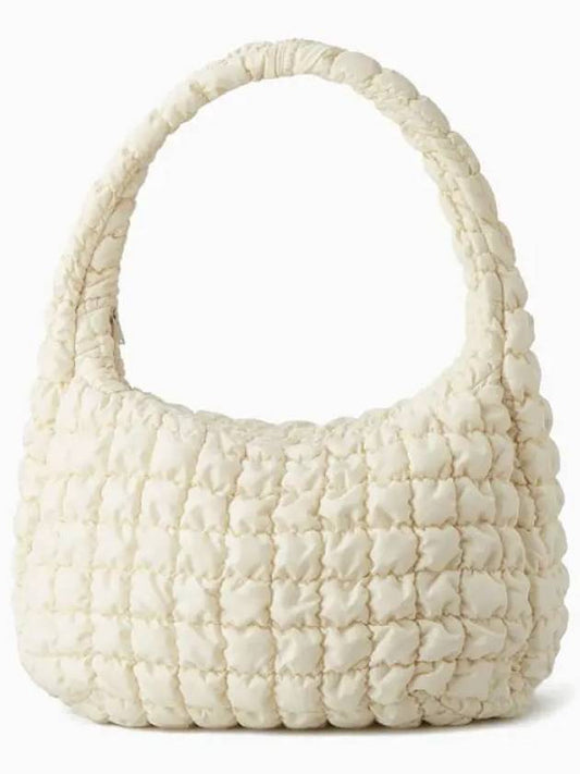 Quilted Oversized Shoulder Bag Beige - COS - BALAAN 2