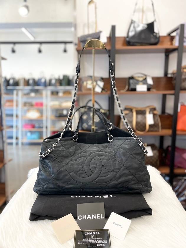 Daol Sangin Branch COCO logo quilted tote and shoulder bag 16th A67041 Status A - CHANEL - BALAAN 1