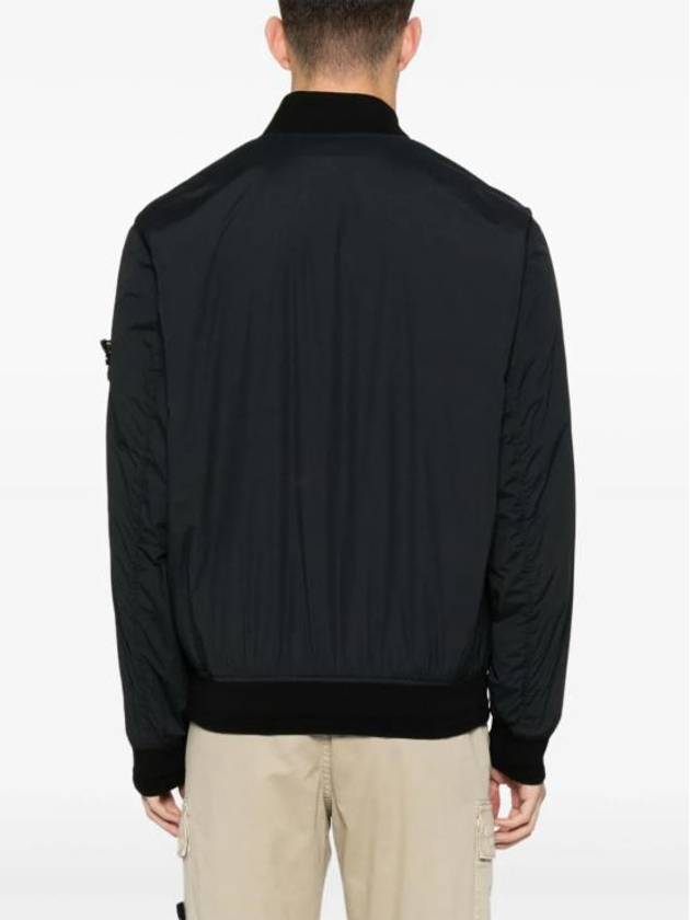 Skin Touch Nylon TC Primaloft Bomber Jacket Black - STONE ISLAND - BALAAN 5