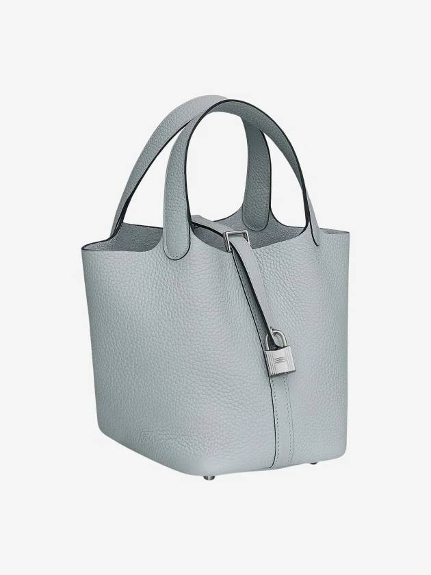 Picotin Lock 18 Tote Bag Bleu Pale - HERMES - BALAAN 3