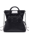 5AC Classique Micro Tote Bag Black - MAISON MARGIELA - BALAAN 3