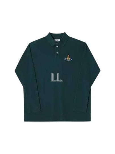 ORB Logo Polo Shirt Green - VIVIENNE WESTWOOD - BALAAN 2