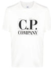 Graphic Logo Print Short Sleeve T-Shirt White - CP COMPANY - BALAAN 2