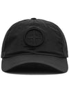 Logo Nylon Metal 6-Panel Ball Cap Black - STONE ISLAND - BALAAN 2