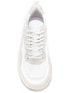 Gum Boy Leather Suede Low Top Sneakers White - VALENTINO - BALAAN 7