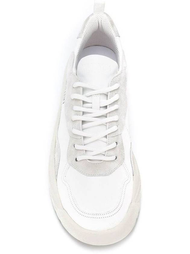 Gum Boy Leather Suede Low Top Sneakers White - VALENTINO - BALAAN 7