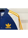 SST Logo Patch Bomber Jacket Dark Blue - ADIDAS - BALAAN 3