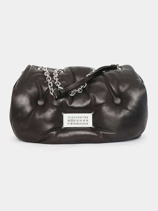 Glam Slam Flap Medium Shoulder Bag Black - MAISON MARGIELA - BALAAN 4