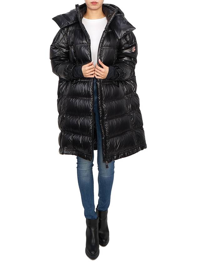 Women's Rochelair Long Down Padding Black - MONCLER - BALAAN 6