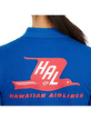 Hawaiian Airlines 50's Polo Short Sleeve T-Shirt Blue - HORN GARMENT - BALAAN 8