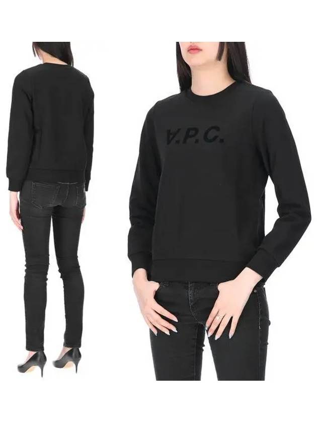 VPC Logo Sweatshirt Black - A.P.C. - BALAAN 2