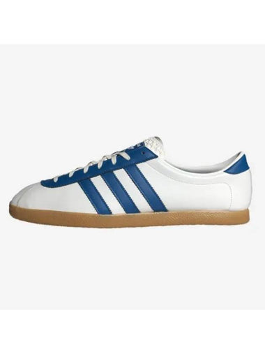 London Leather Low Top Sneakers Blue Core White - ADIDAS - BALAAN 1