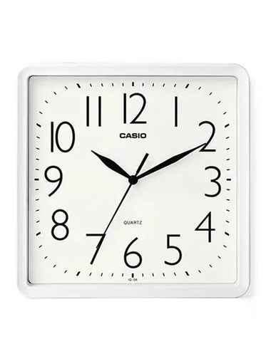 IQ 06 7DF 7 Analog Square Wall Clock - CASIO - BALAAN 1