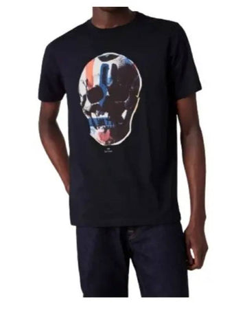 REG FIT T SHIRT SKULL M2R 011R NP4685 49 Printing - PAUL SMITH - BALAAN 1