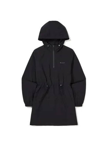 Pro Women s Mid Length Hooded Anorak Black S23FWTAN31 - SNOW PEAK - BALAAN 1