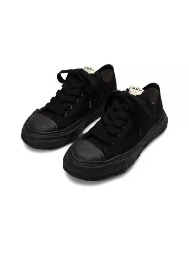 Peterson23 OG Sole Canvas Low Top Sneakers Black - MIHARA YASUHIRO - BALAAN 2