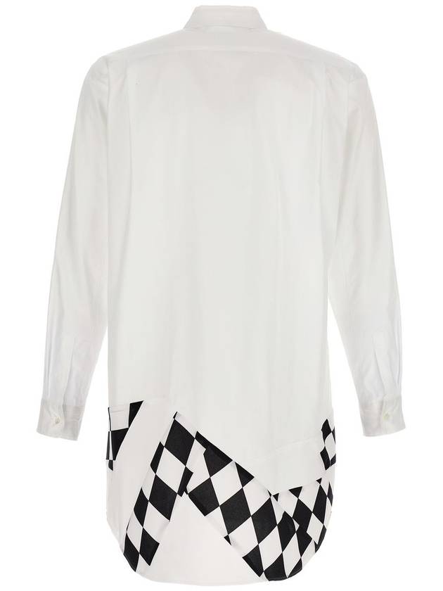 long sleeve shirt PKB0040511 WHITE BLACK - COMME DES GARCONS - BALAAN 3