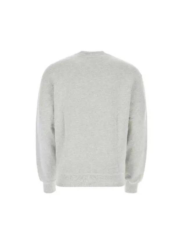 Flower Logo Print Comfort Sweatshirt Light Gray - MAISON KITSUNE - BALAAN 3