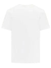 Honore Logo Cotton Short Sleeve T-Shirt White - ISABEL MARANT - BALAAN 4