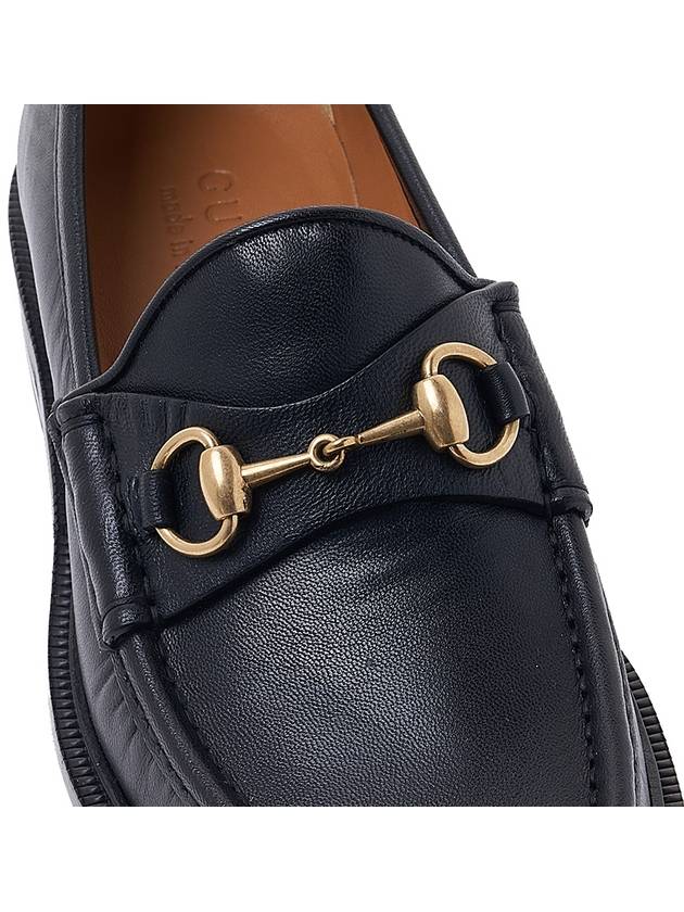 Men's Horsebit Square Loafer Black - GUCCI - BALAAN 9