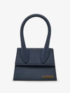 Le Chiquito Moyen Signature Shoulder Bag Dark Navy - JACQUEMUS - BALAAN 2