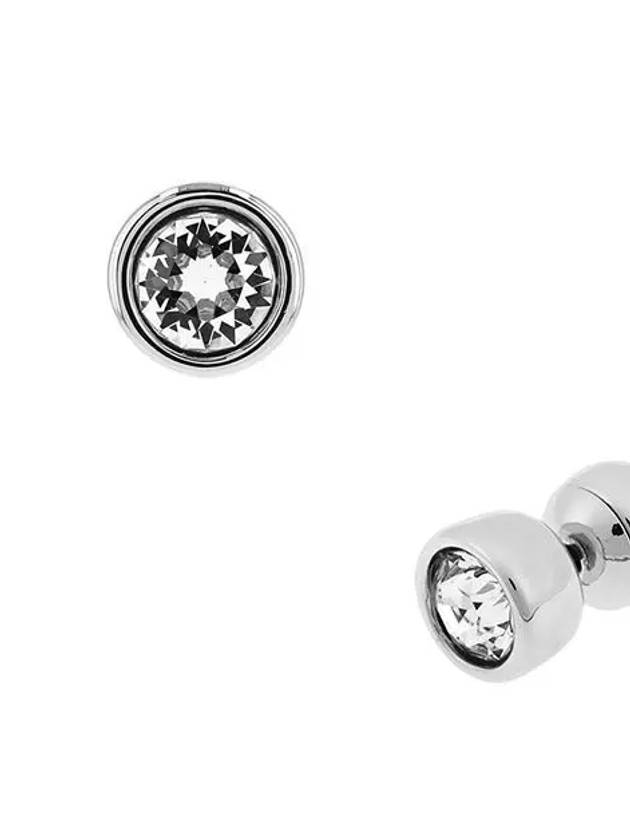 Imber Crystal Stud Earrings Silver - SWAROVSKI - BALAAN 2