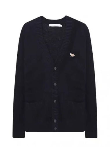 Baby Fox Patch Cozy Cardigan - MAISON KITSUNE - BALAAN 1